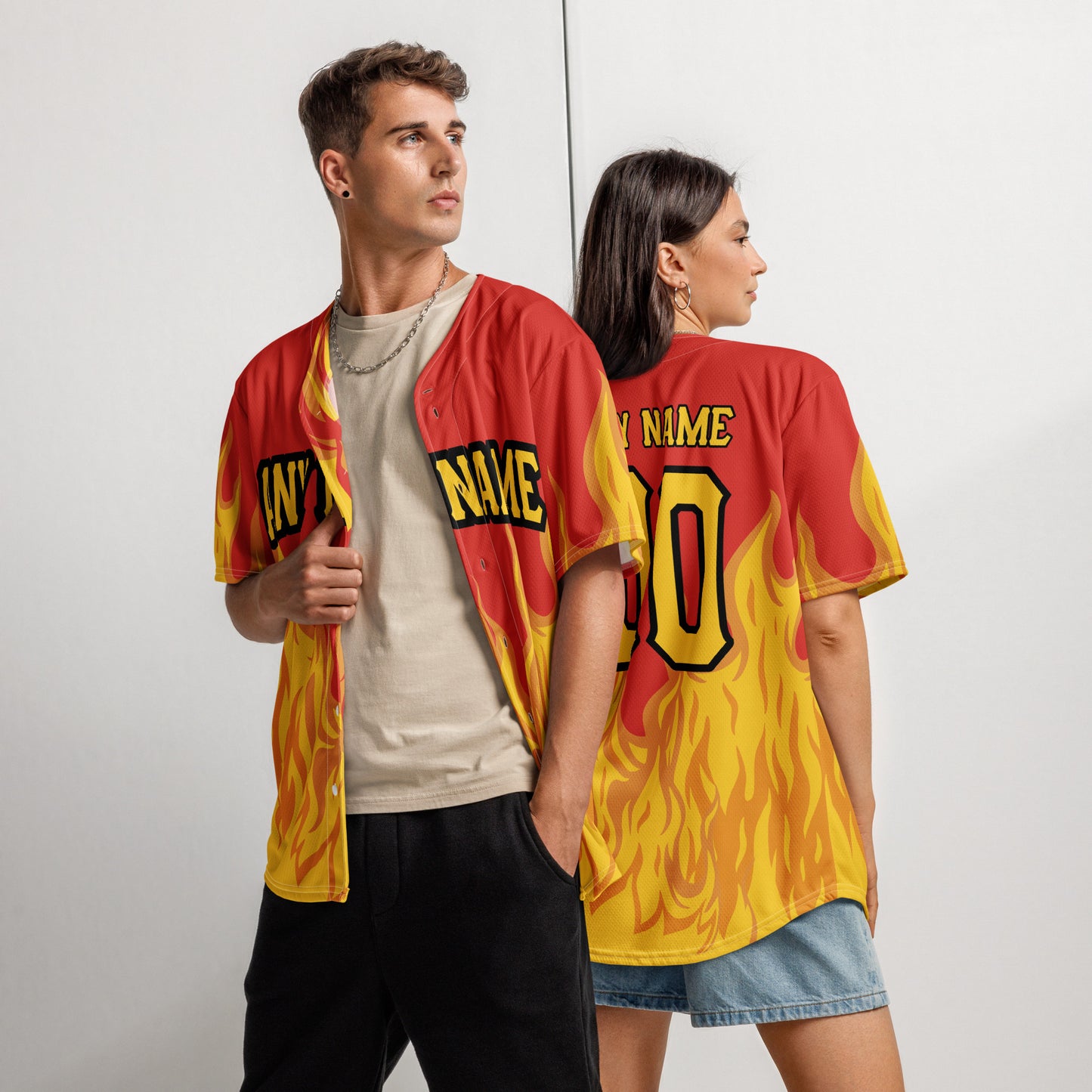 Custom Banana Ball Firefighter Jersey