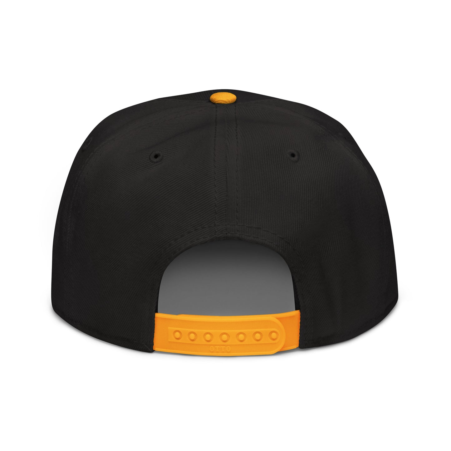 Custom Gold/Black Snapback Hat with Your Initials (Launch)