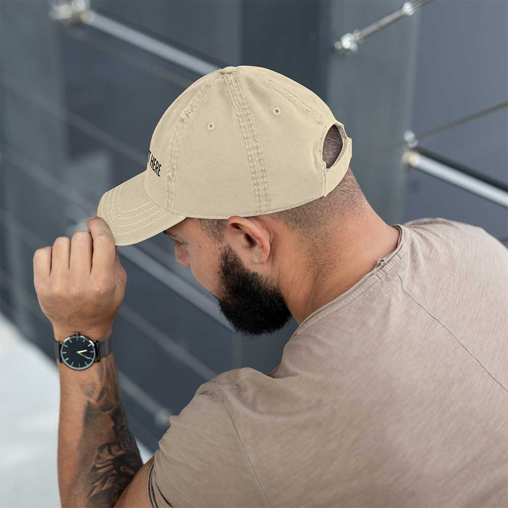 Distressed Dad Hat (Otto Cap 104-1018)