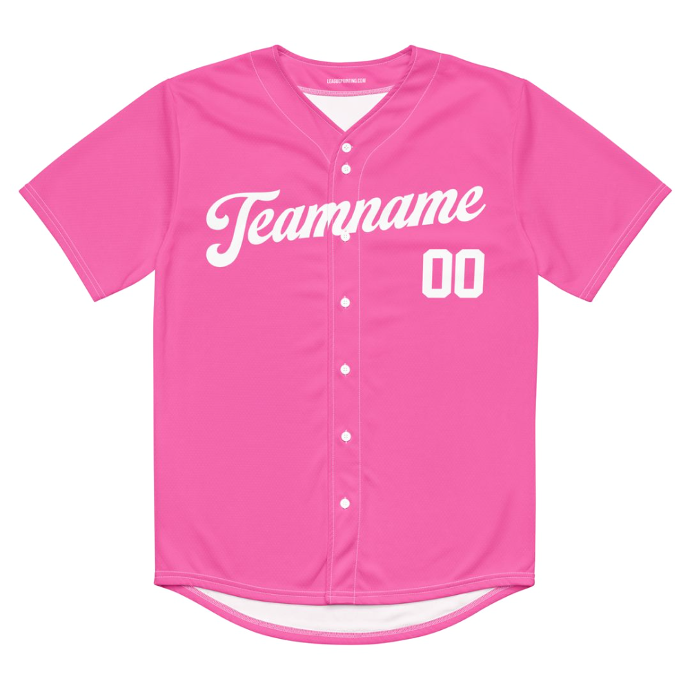 Hot Pink Baseball Jersey