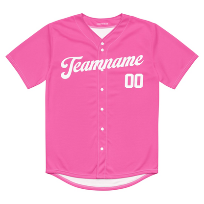 Hot Pink Baseball Jersey