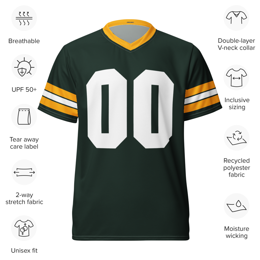 Green Bay V-Neck Jersey