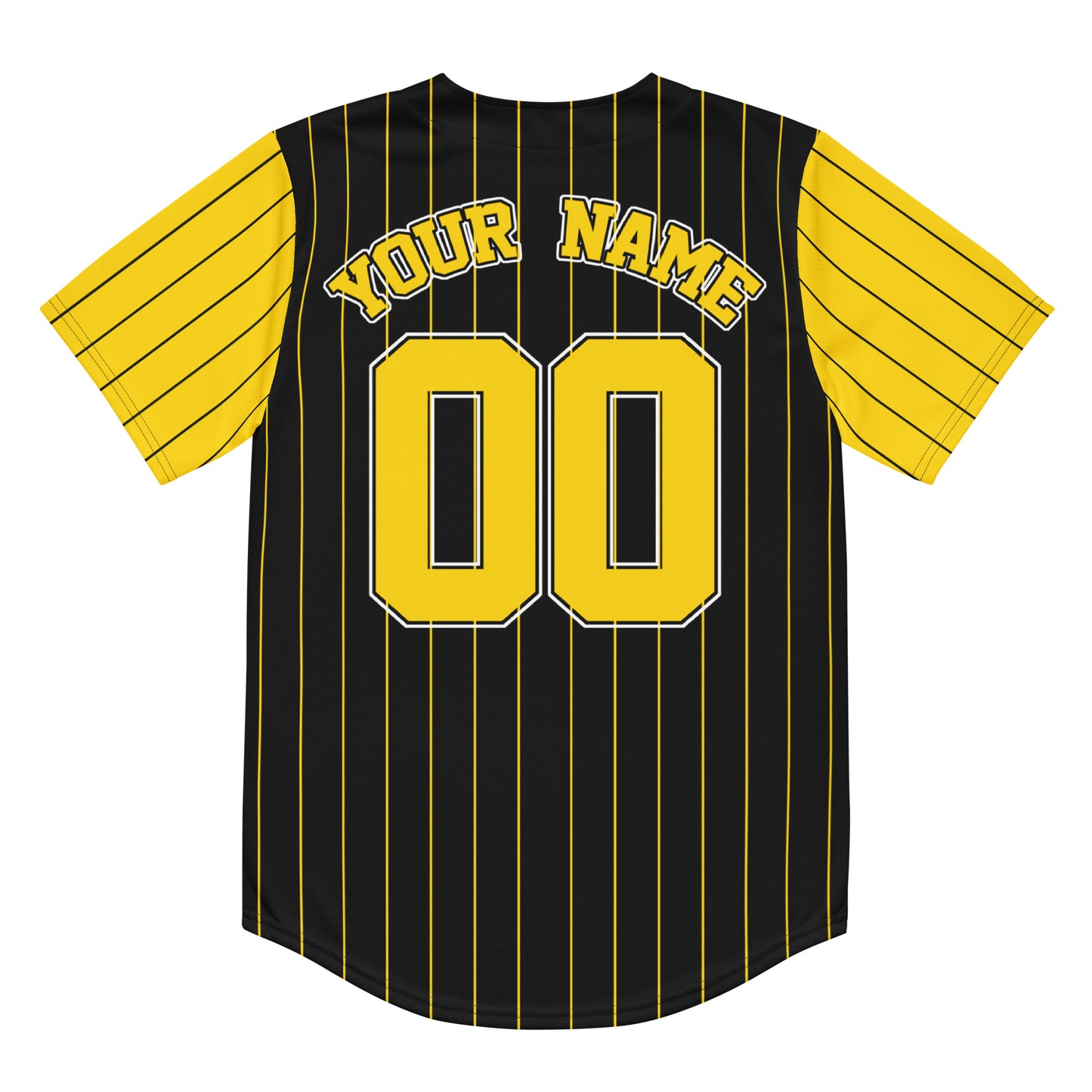 Baseball Jersey (Black/Gold)