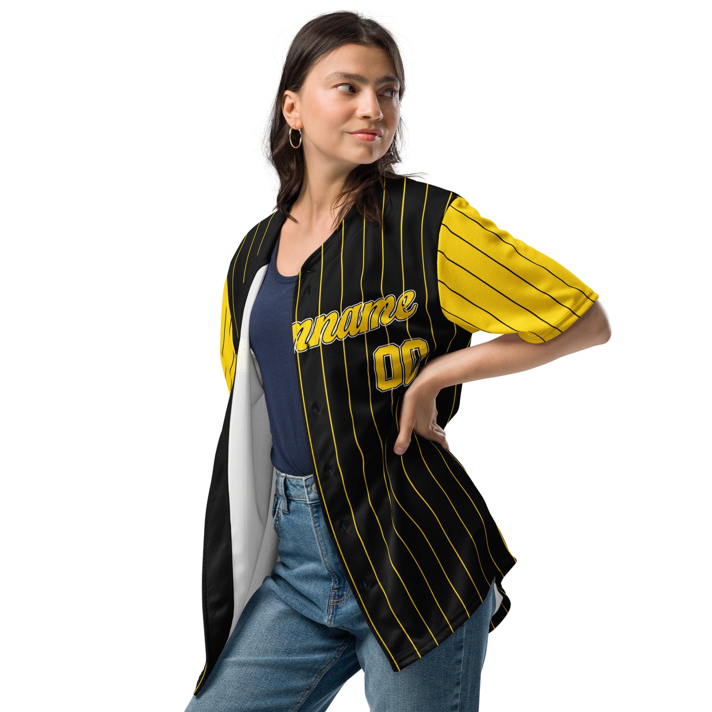 Baseball Jersey (Black/Gold)