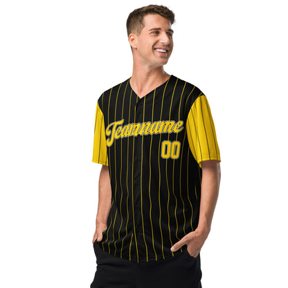 Baseball Jersey (Black/Gold)