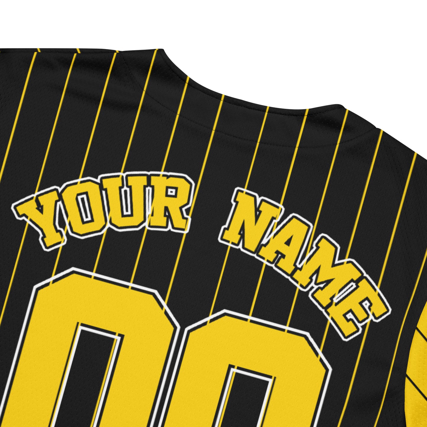 Baseball Jersey (Black/Gold)