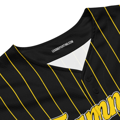 Baseball Jersey (Black/Gold)