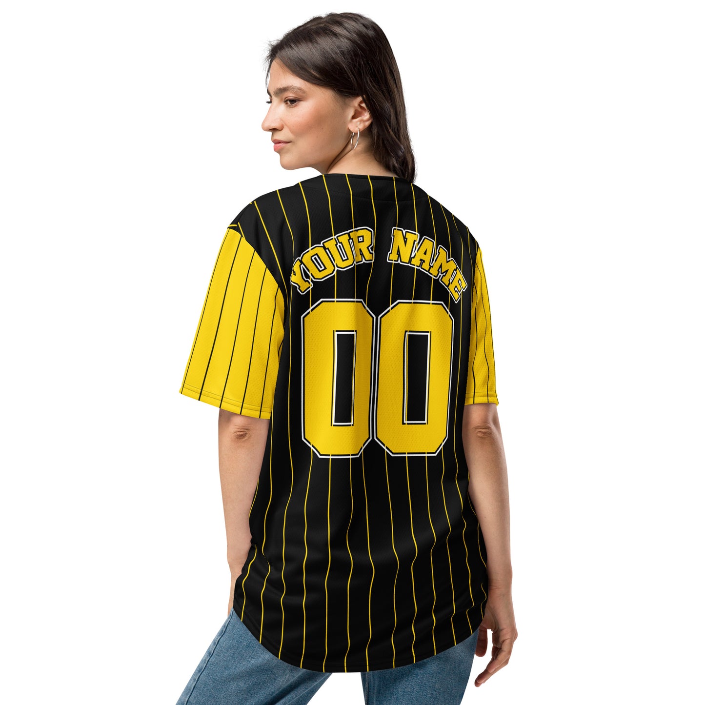 Baseball Jersey (Black/Gold)