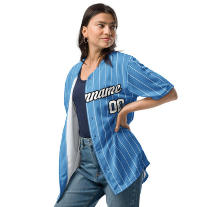 Caroline Blue Baseball Jersey