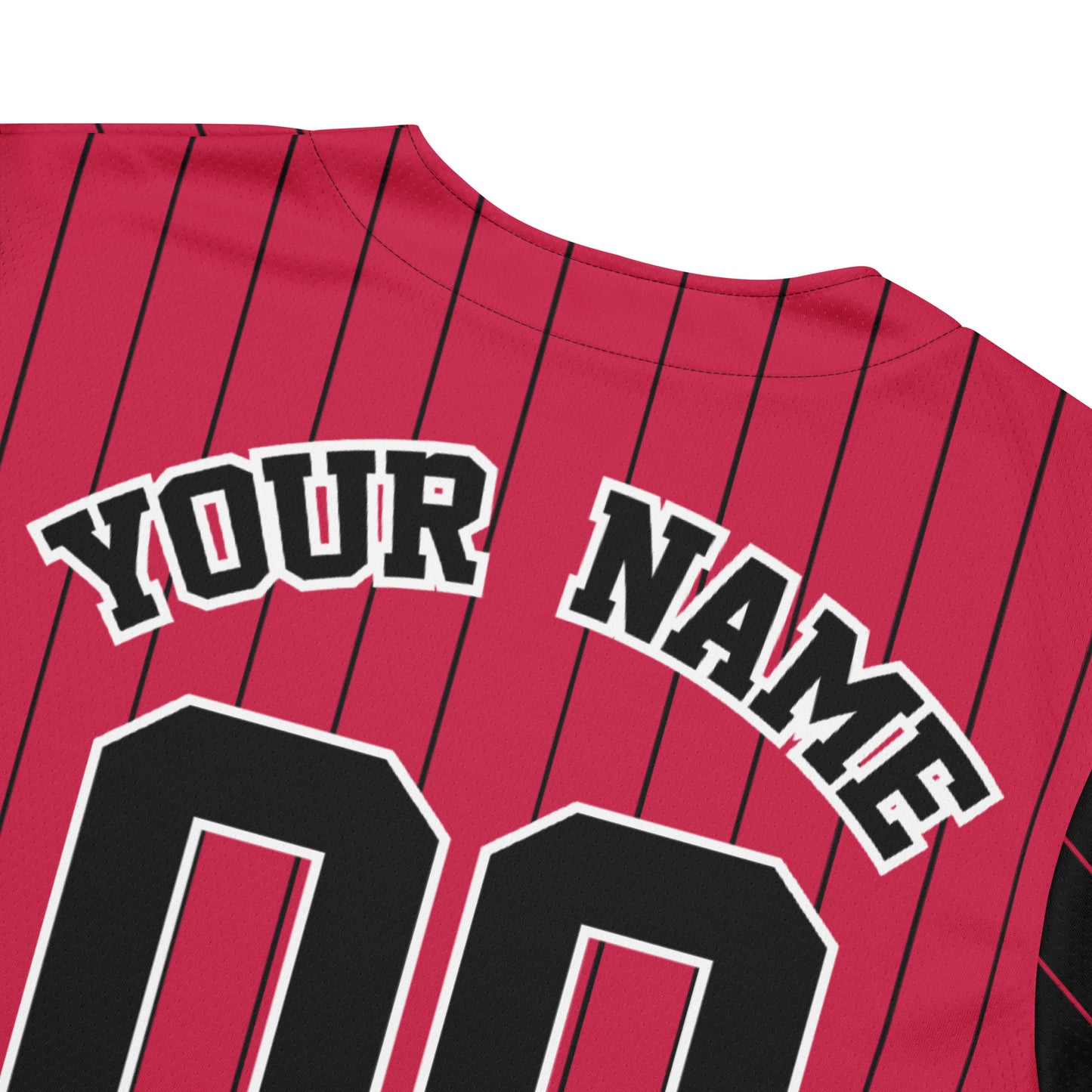 Chicago Red and Black Baseball Jersey