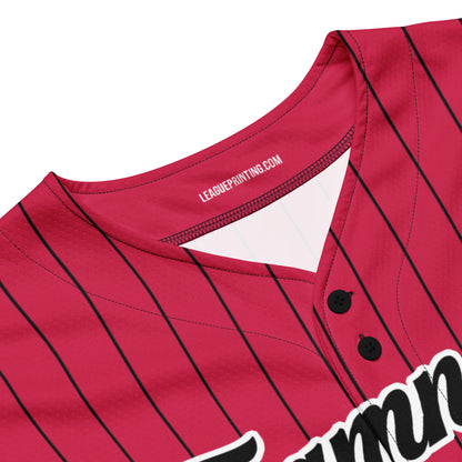 Chicago Red and Black Baseball Jersey