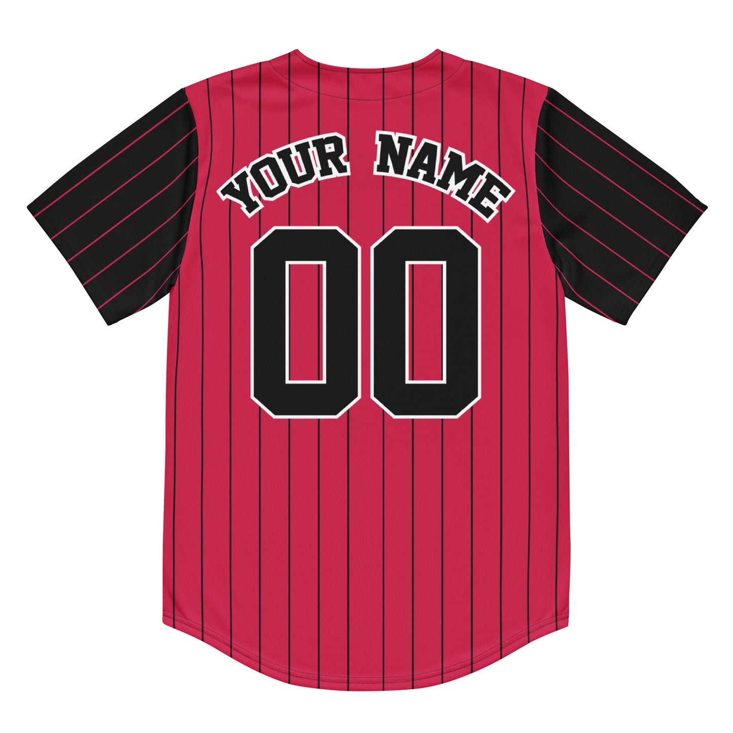 Chicago Red and Black Baseball Jersey