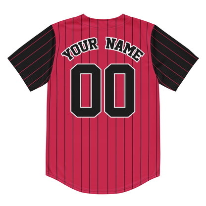 Chicago Red and Black Baseball Jersey