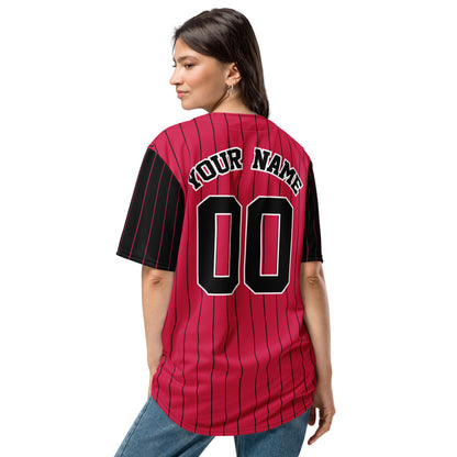 Chicago Red and Black Baseball Jersey