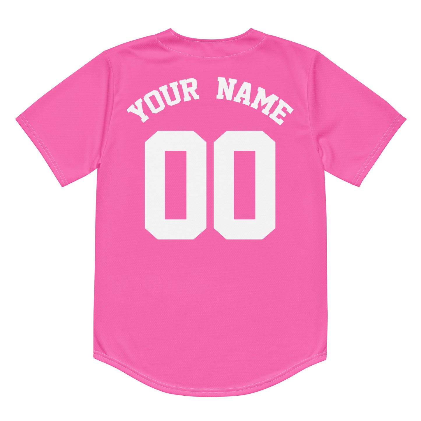 Hot Pink Baseball Jersey