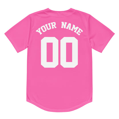 Hot Pink Baseball Jersey