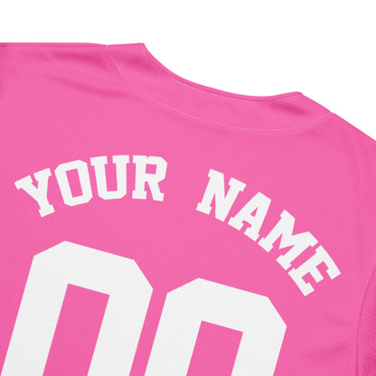 Hot Pink Baseball Jersey