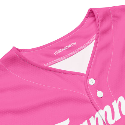 Hot Pink Baseball Jersey