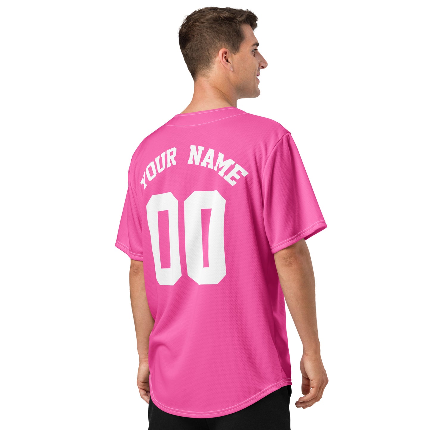 Hot Pink Baseball Jersey