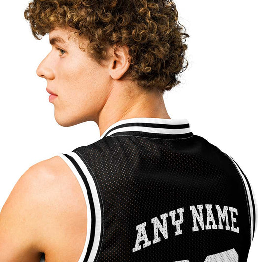 Custom Black Premium Basketball Jersey
