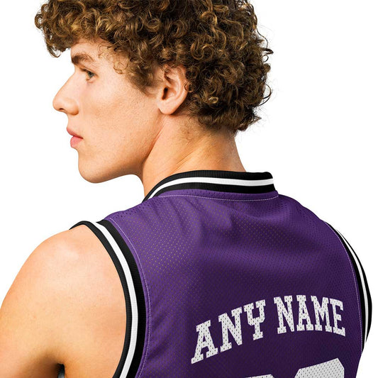 Custom Kings Purple Premium Basketball Jersey, White Letters