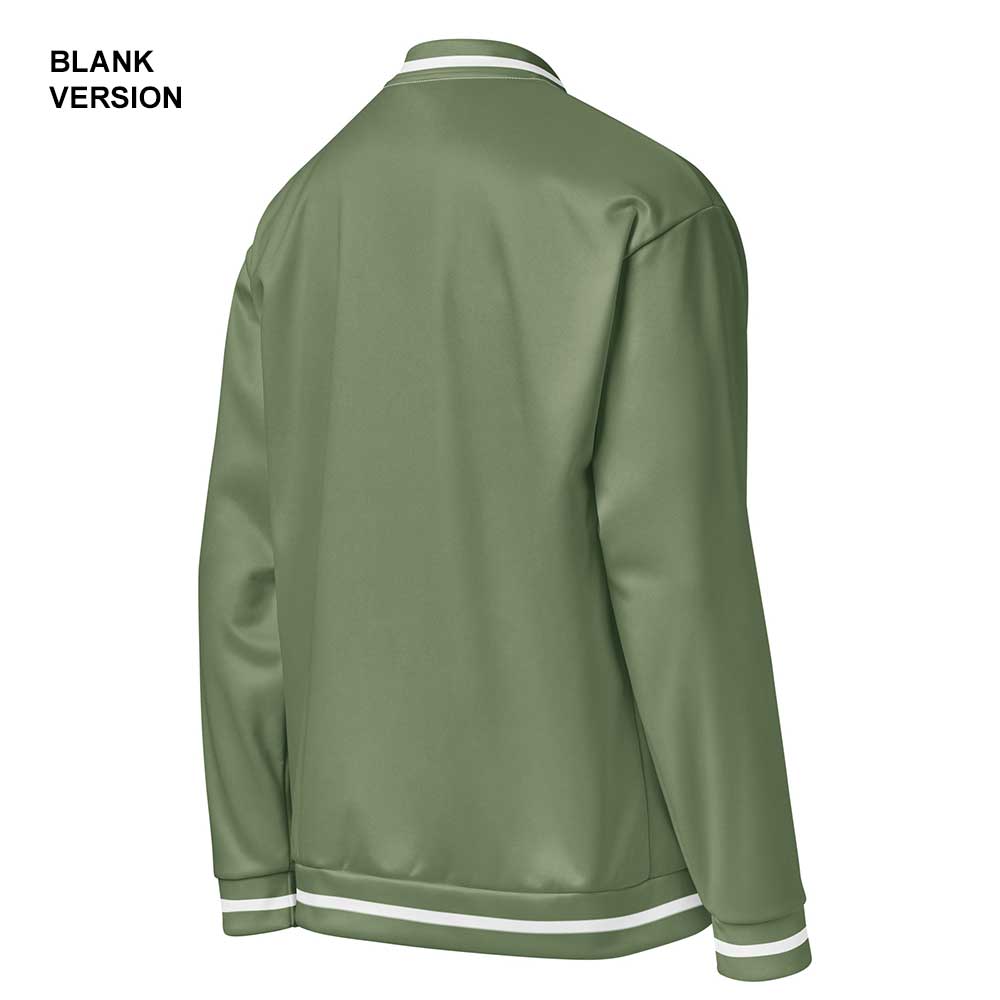 Camo Green/White Bomber Jacket