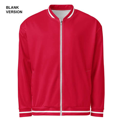 Crimson/White Bomber Jacket