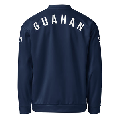 Guahan Guam Seal 671 Bomber Jacket Dark Navy (Unisex)