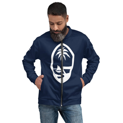 Guahan Guam Seal 671 Bomber Jacket Dark Navy (Unisex)