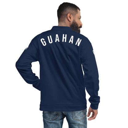 Guahan Guam Seal 671 Bomber Jacket Dark Navy (Unisex)