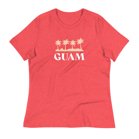 Guam Palms Relaxed Women's Tee