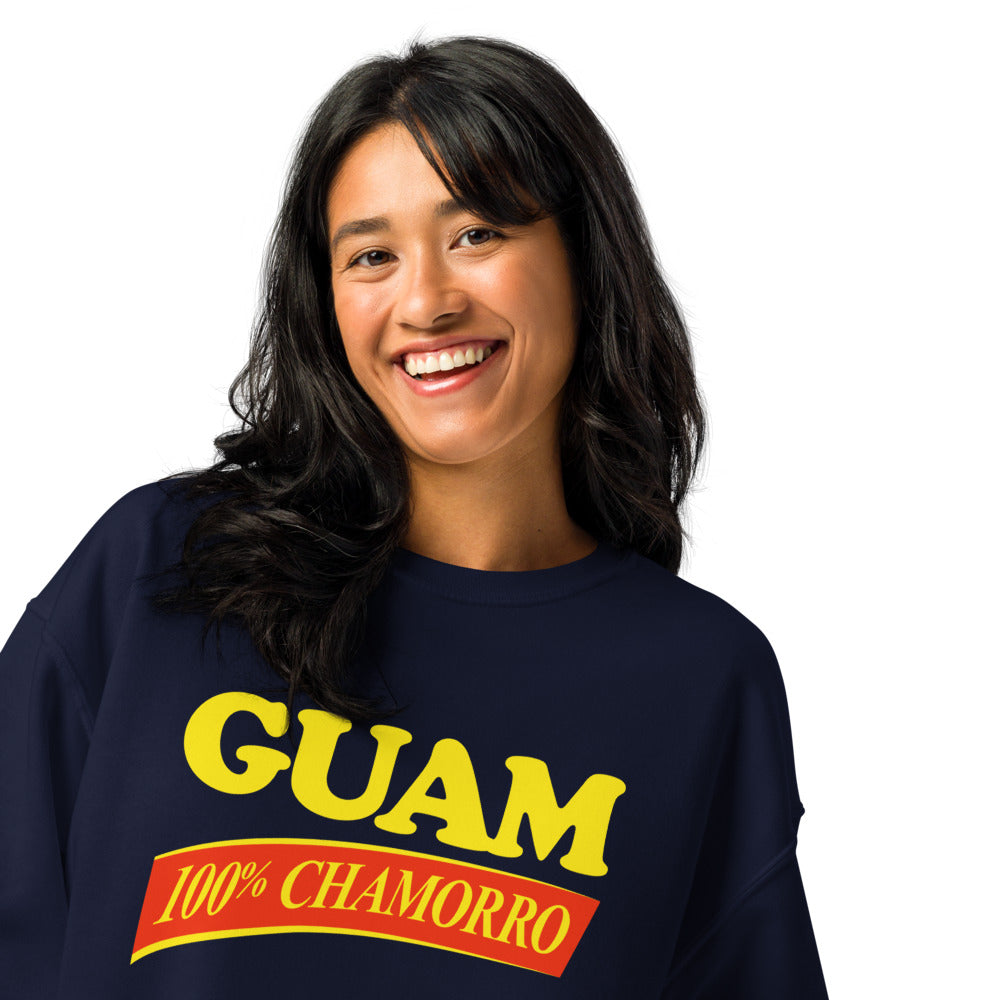 Guam SPAM 100% Chamorro Crewneck Sweatshirt