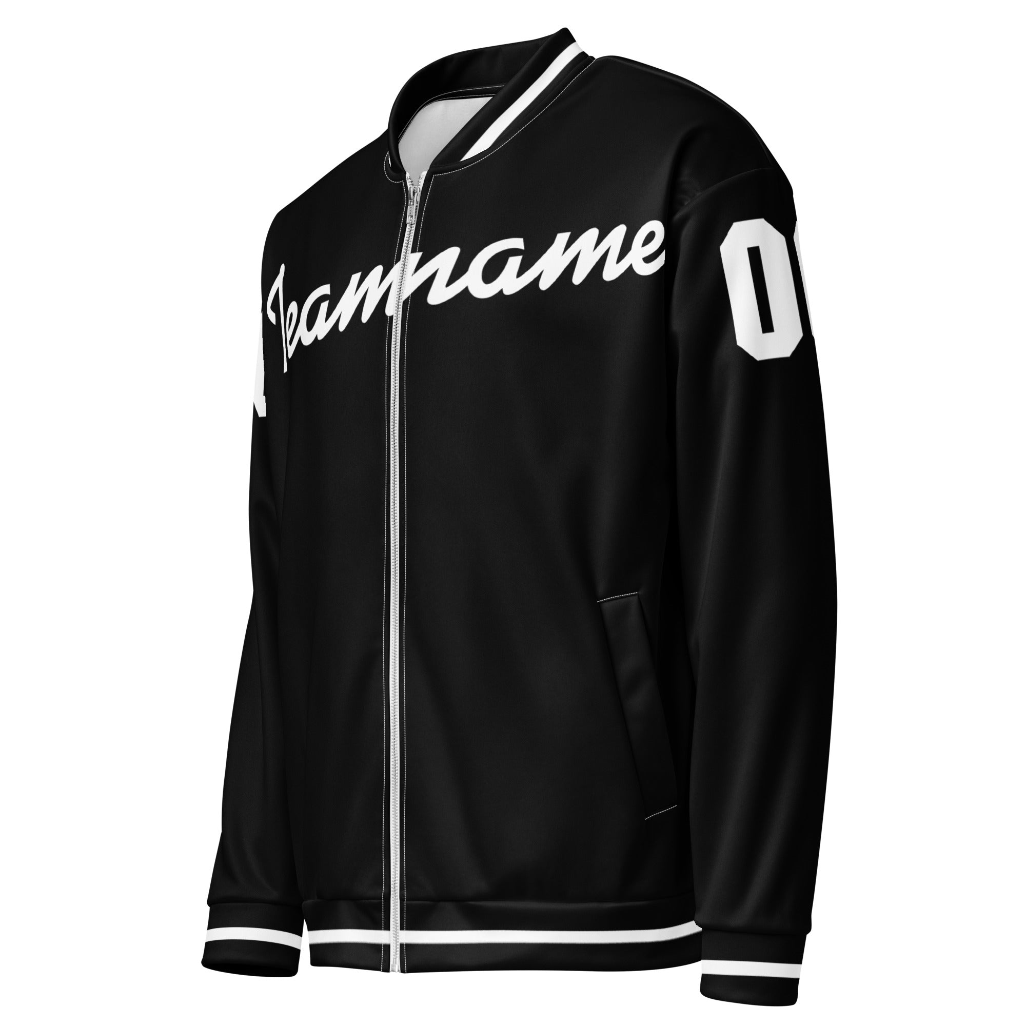 Black/White Bomber Jacket