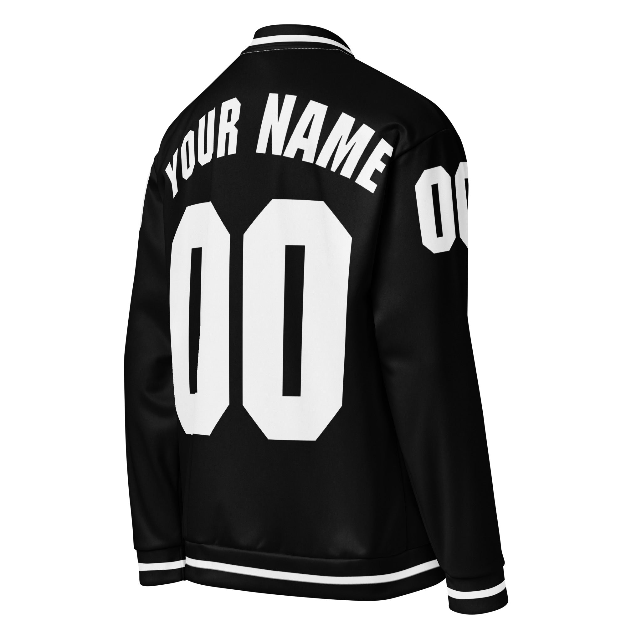 Black/White Bomber Jacket