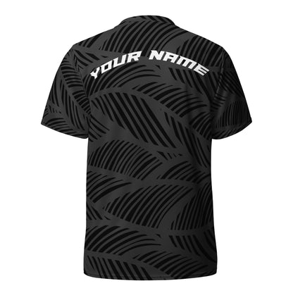 Black Abstract Pickleball Jersey