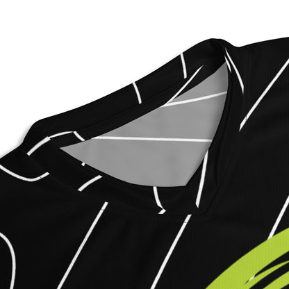 Black and White Abstract Pickleball Jersey