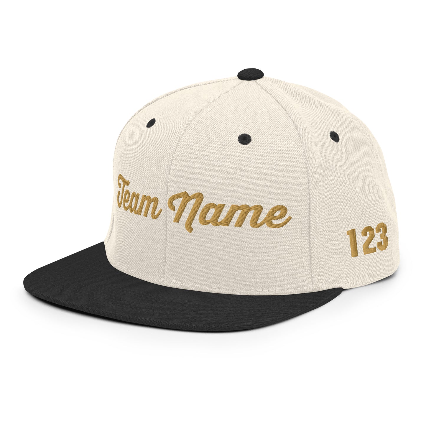 Custom Classic Snapback (All Sides, One Color Design)