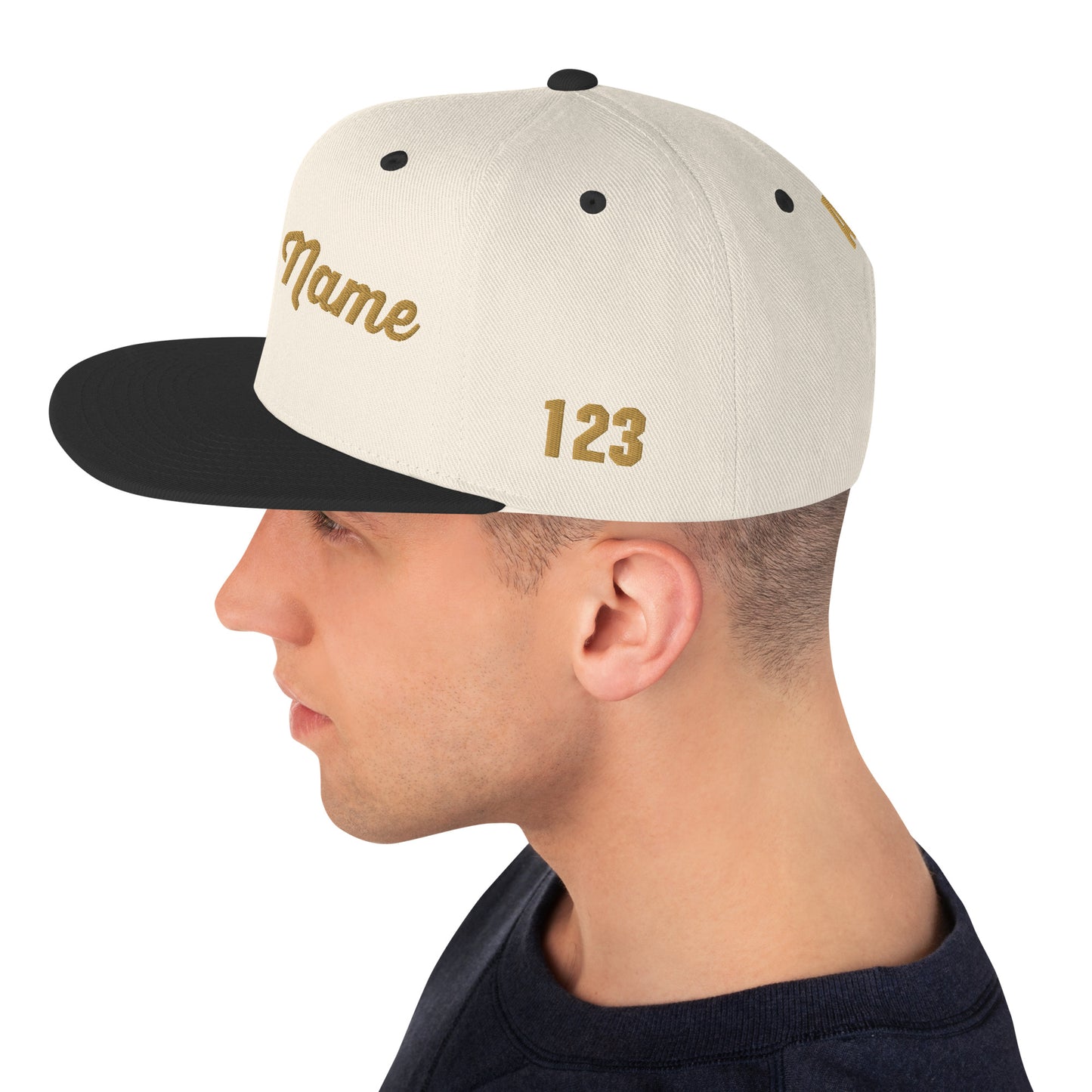 Custom Classic Snapback (All Sides, One Color Design)