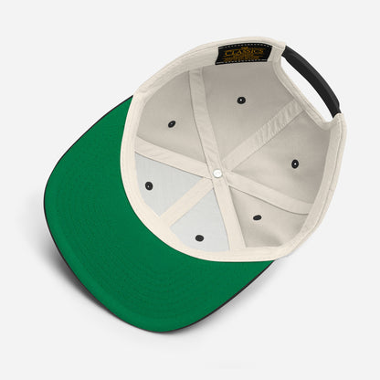 Custom Classic Snapback (All Sides, One Color Design)