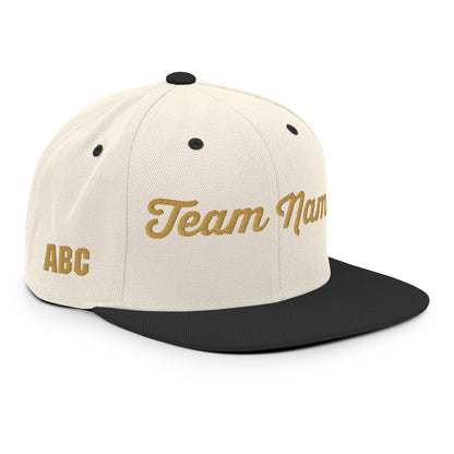 Custom Classic Snapback (All Sides, One Color Design)