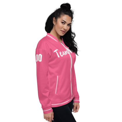 Brink Pink/Cotton Candy Bomber Jacket