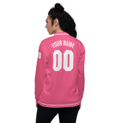 Brink Pink/Cotton Candy Bomber Jacket