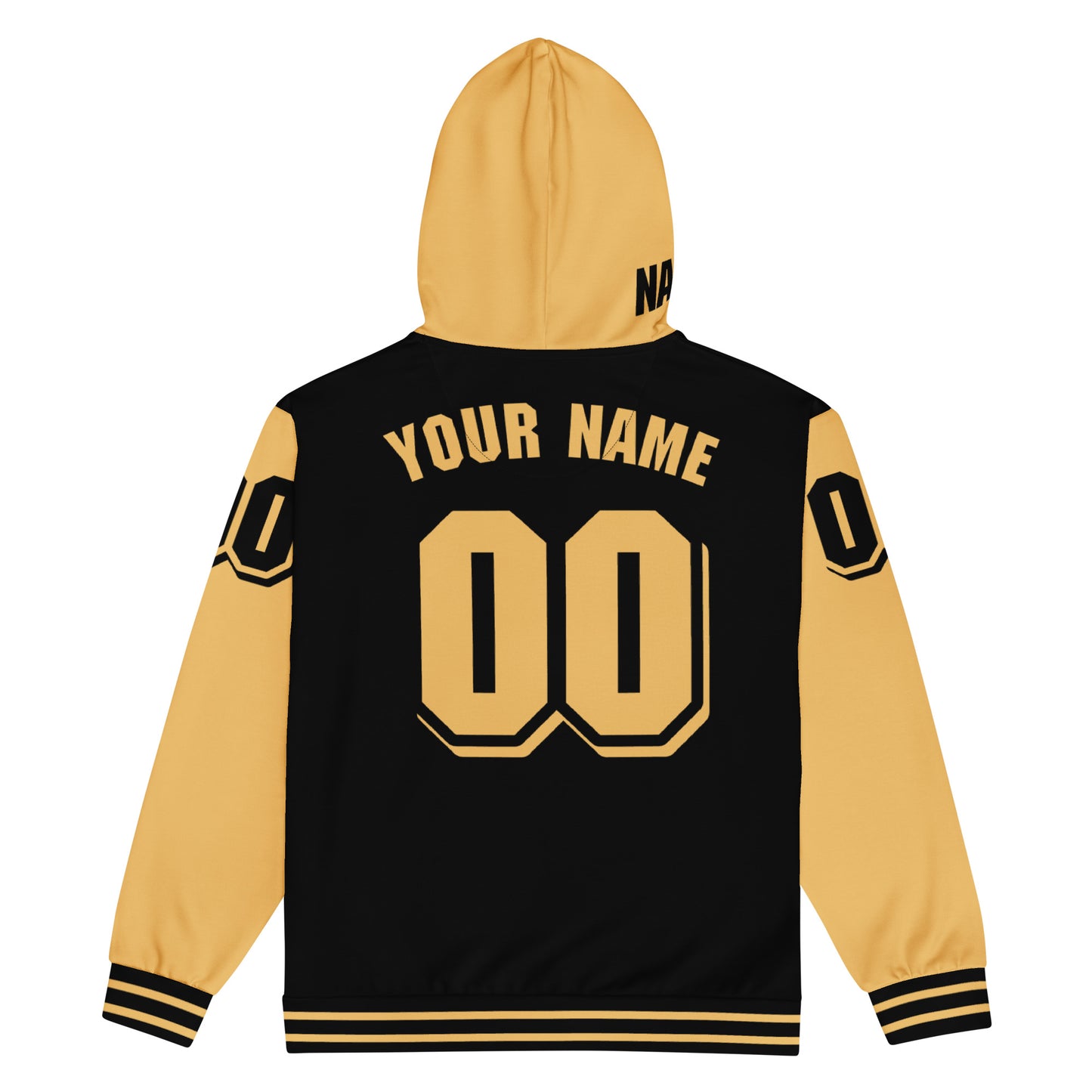 Harvest Gold/Black Jersey Hoodie