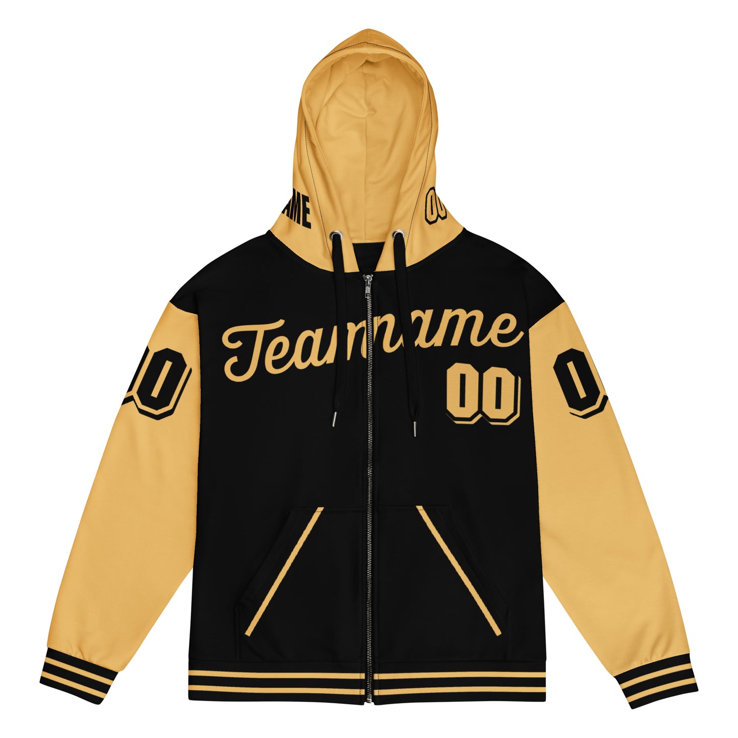 Harvest Gold/Black Jersey Hoodie