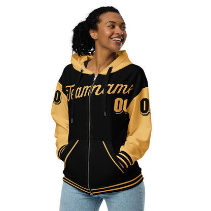 Harvest Gold/Black Jersey Hoodie