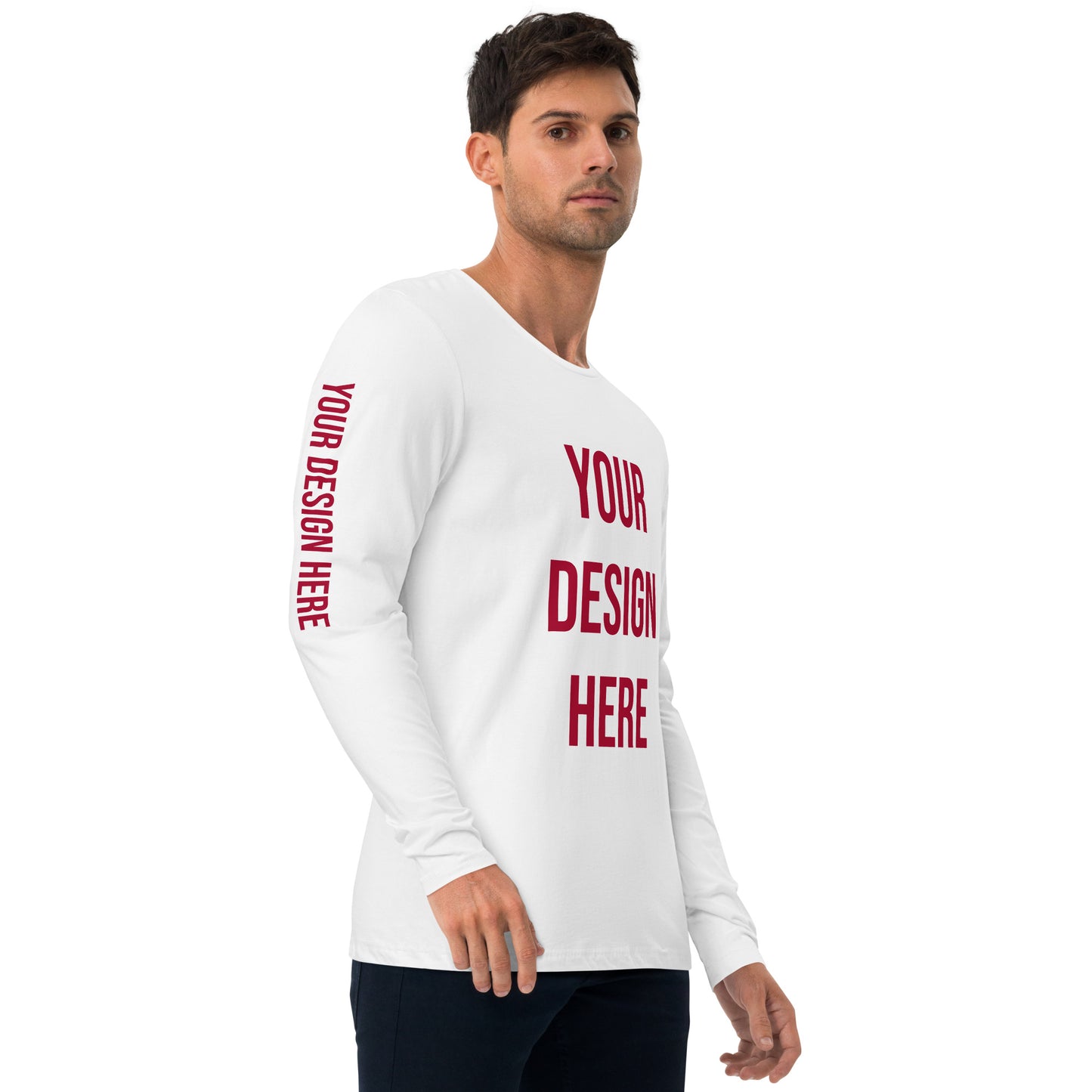 Men's Fitted Long Sleeve Shirt