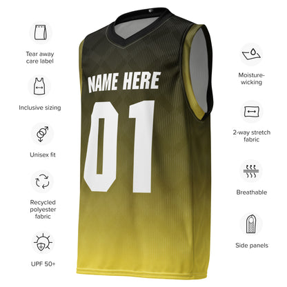 All-Over Print Recycled Unisex Basketball Jersey