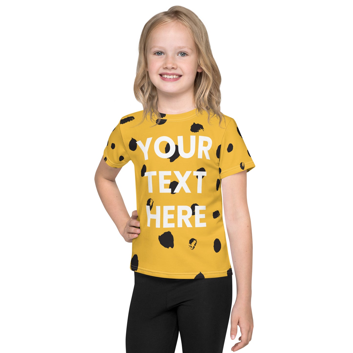 All-Over Print Kids Crew Neck T-Shirt