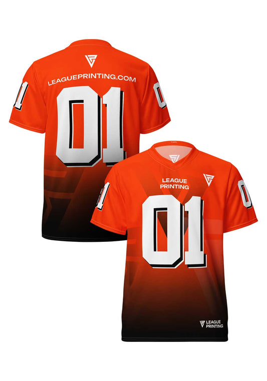 Custom V-Neck Sports Jersey (MADE IN USA)