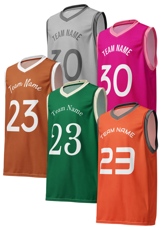 Unlimited Color Basketball Jersey (create your own color)